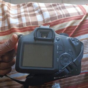 Canon Black Digital Camera with LCD Display and Textured Grip